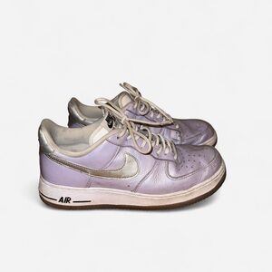 Nike Lavender Sneakers with Cream Laces